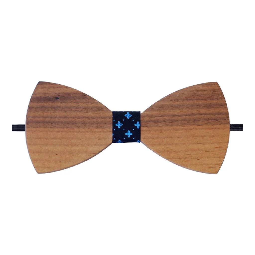 The  Deshpande - Brown Wooden Bow Tie - Image 5