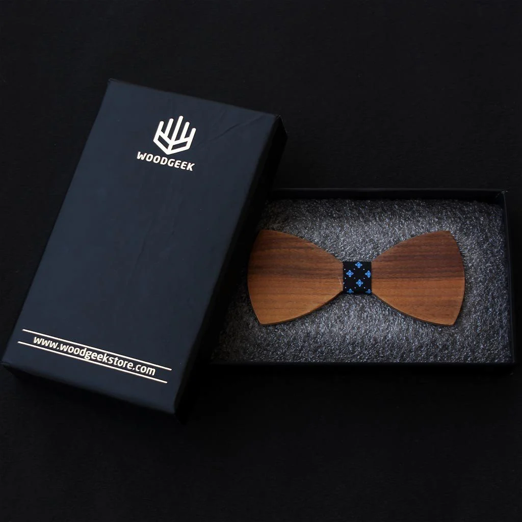 The  Deshpande - Brown Wooden Bow Tie - Image 6