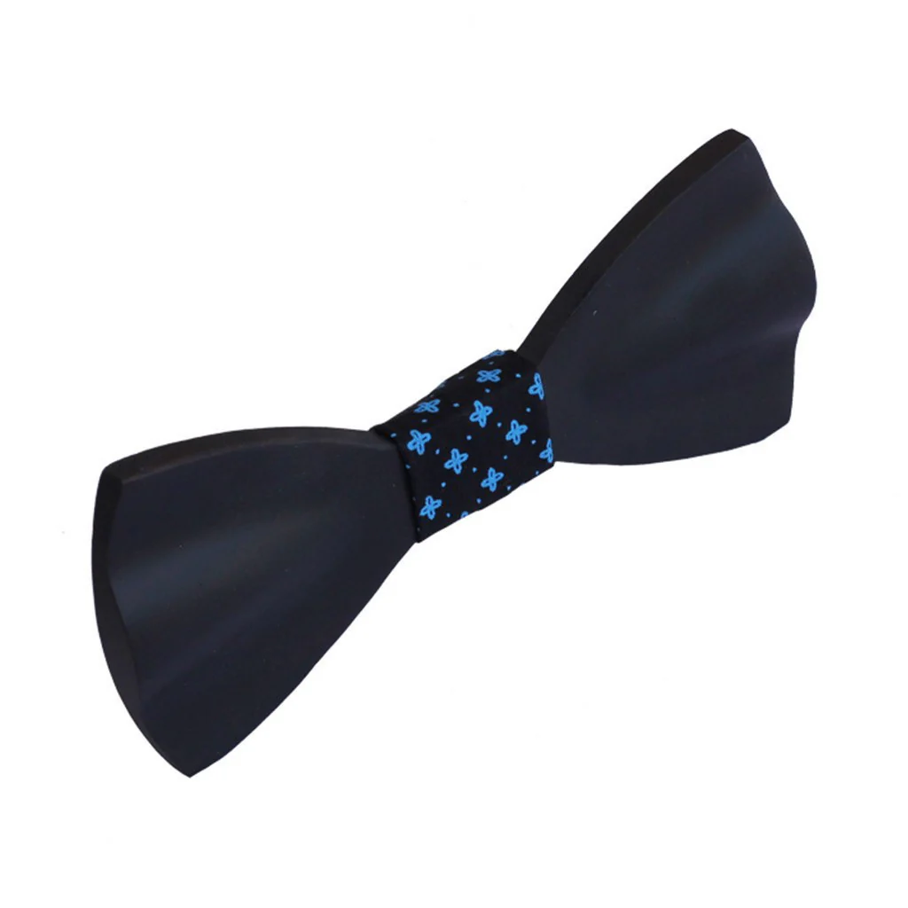 The Fernandes - Black Wooden Bow Tie - Image 4