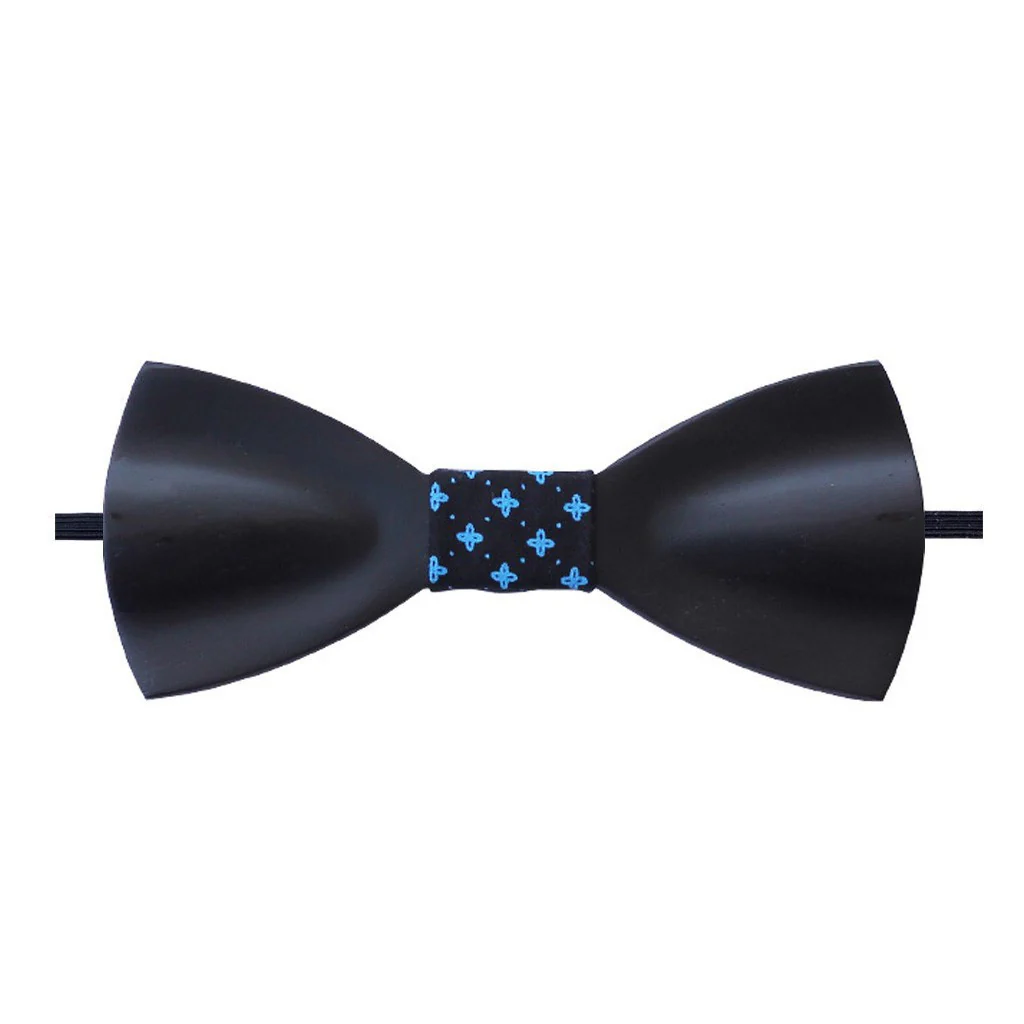 The Fernandes - Black Wooden Bow Tie - Image 5