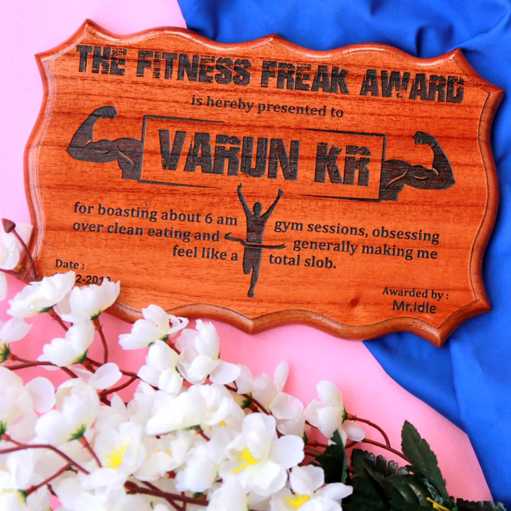 The Fitness Freak Custom Award Certificate - Image 3