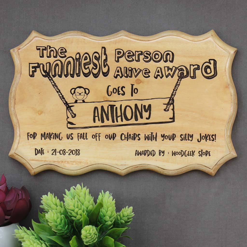 The Funniest Person Custom Award Certificate - Image 2