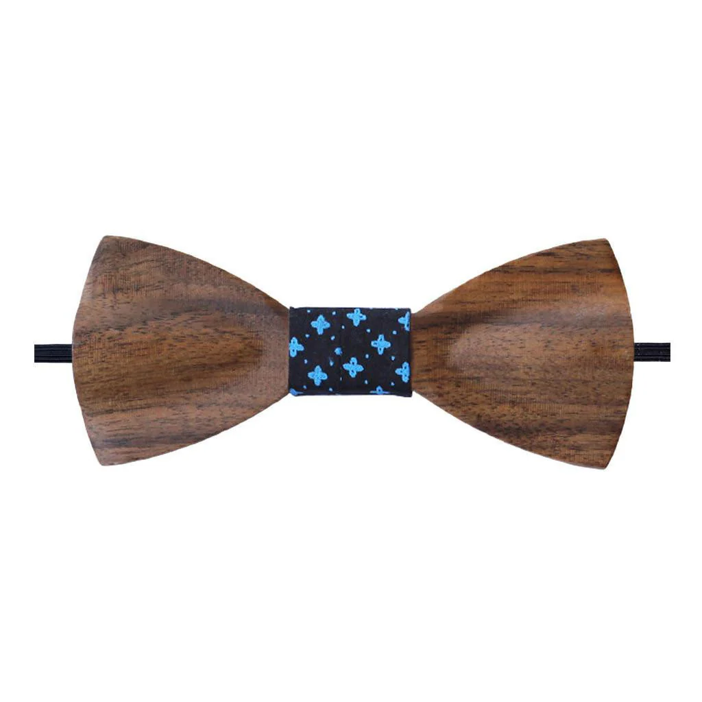 The Iyengar - Brown Wooden Bow Tie - Image 5