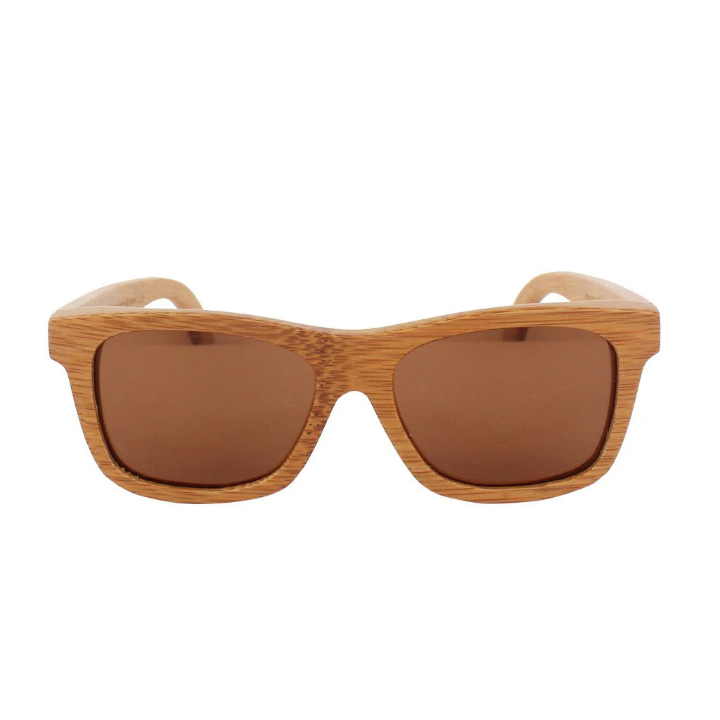 The Journeyman - brown bamboo square wooden sunglasses - Image 4