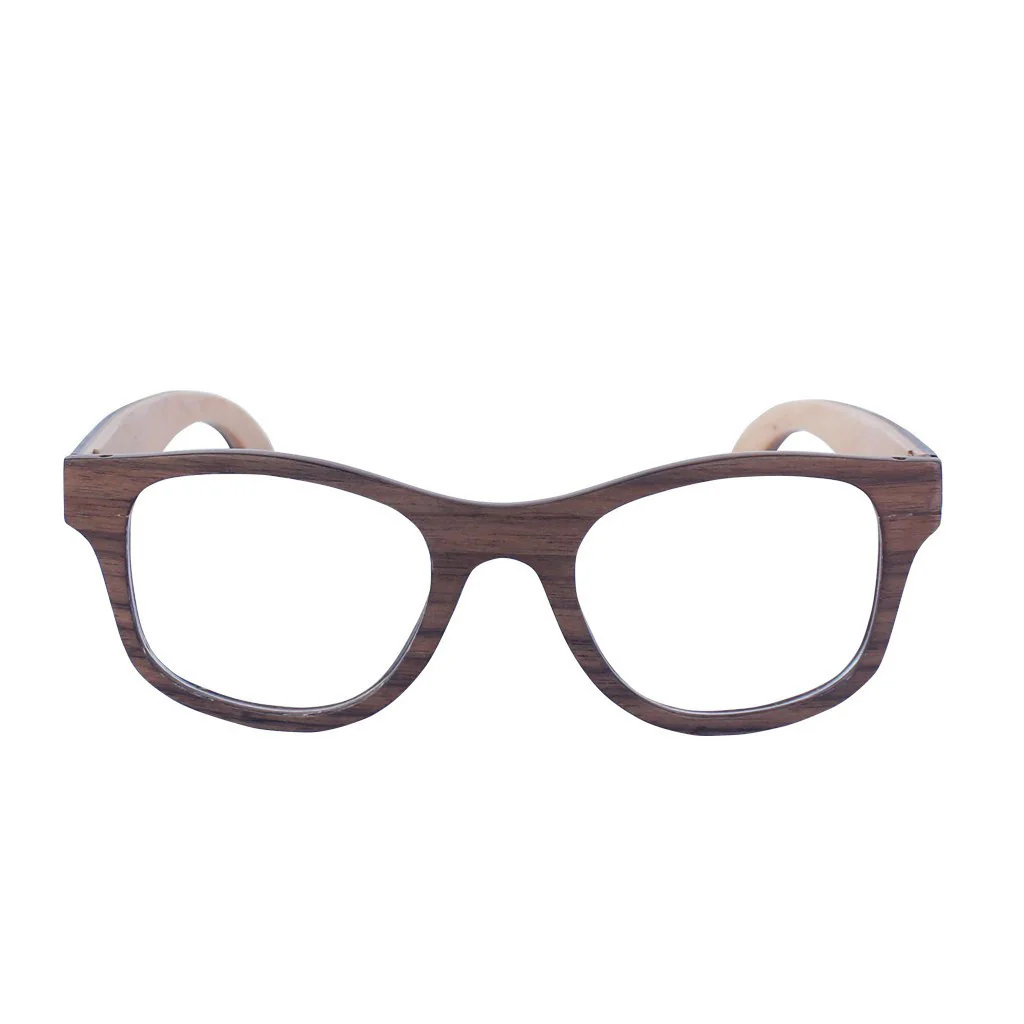 The Minimalist - walnut square wooden spectacle frames - Image 3