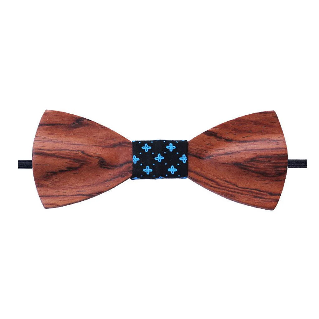 The Mukherjee - Red Wooden Bow Tie - Image 5
