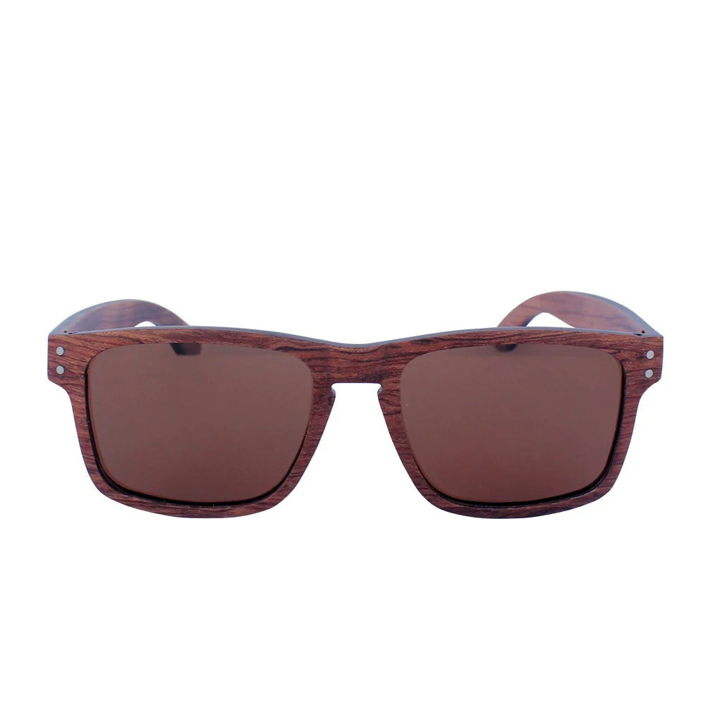 The Navigator - rosewood rectangular wooden sunglasses - Image 5