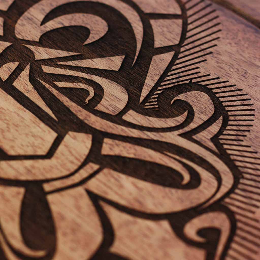 The Ram Carved Wooden Poster - Image 3