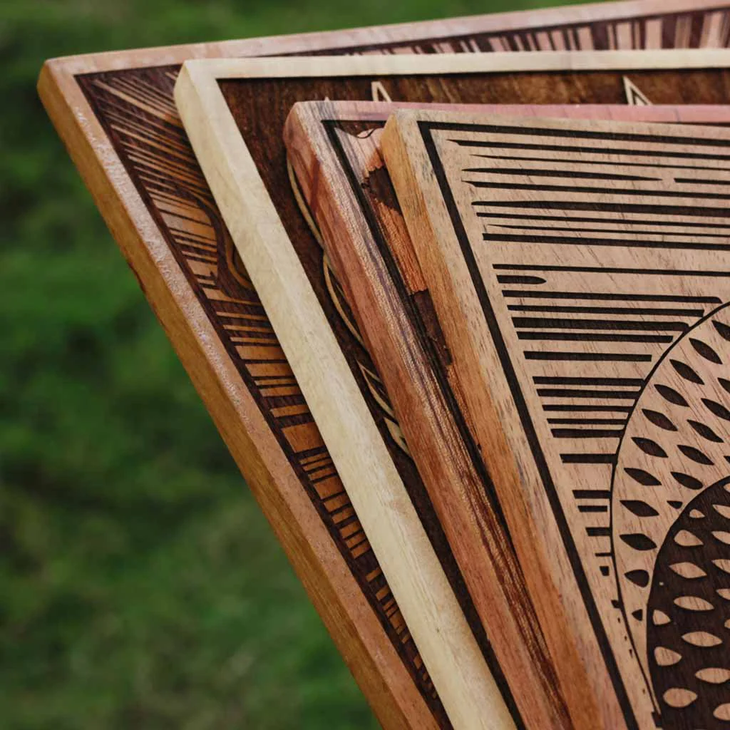 The Ram Carved Wooden Poster - Image 4