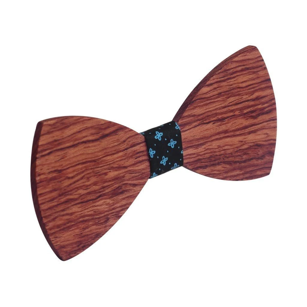 The Riba - Red Wooden Bow Tie - Image 4