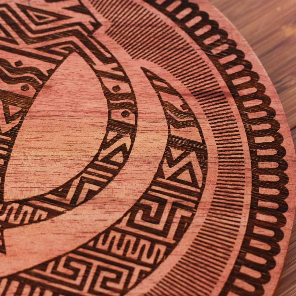 The Sikh Khanda Carved Wooden Poster - Image 3