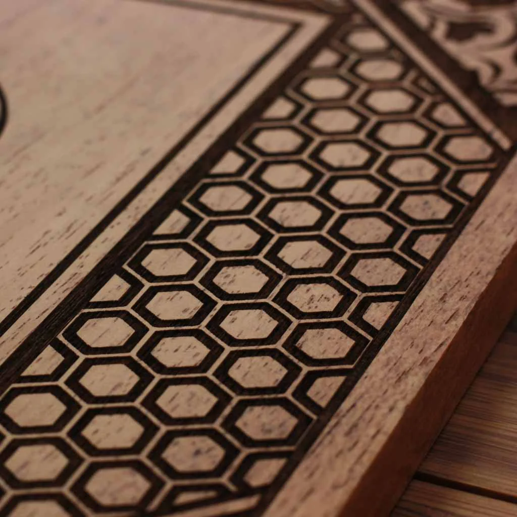 The Twins Carved Wooden Poster - Image 3