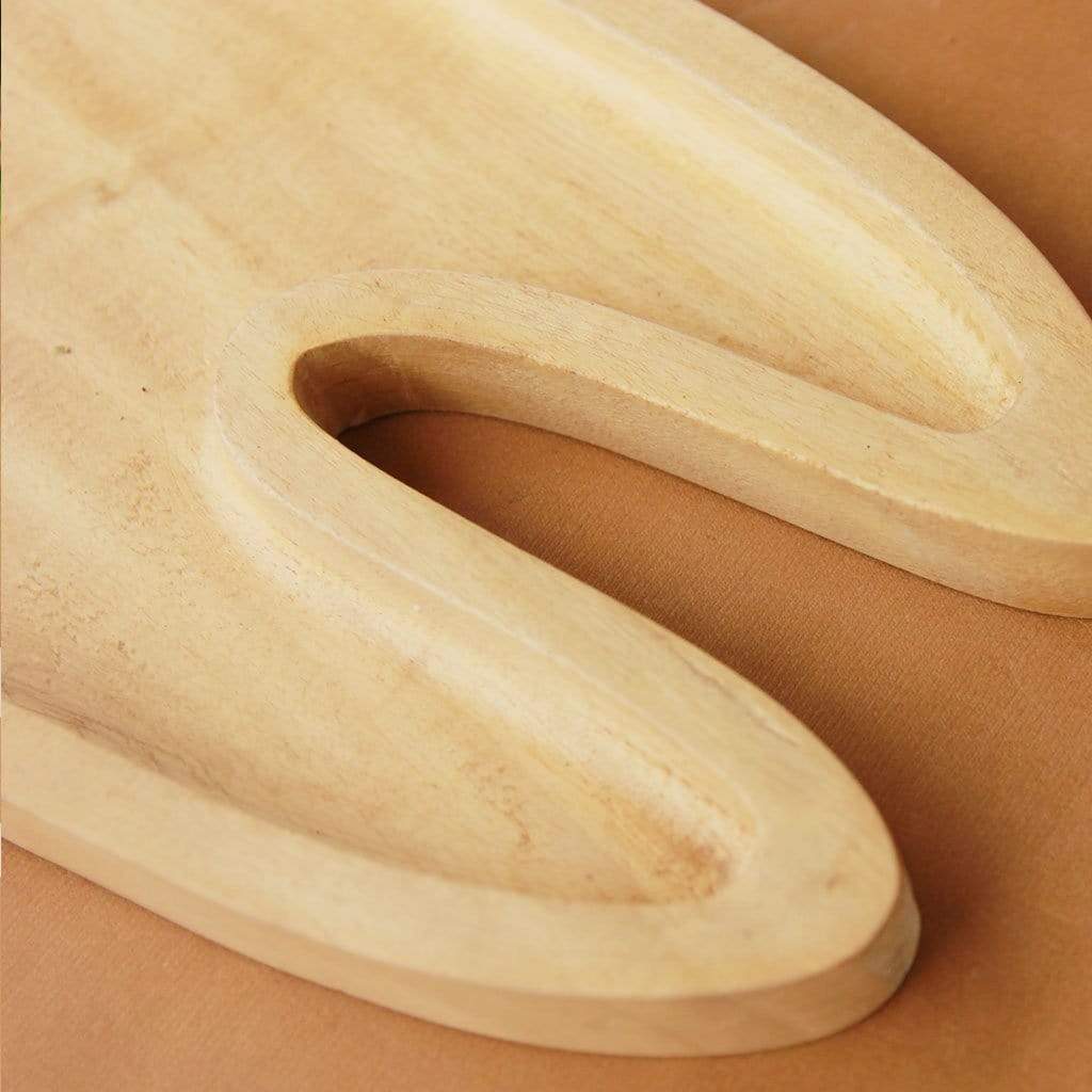 Tooth-Shaped Wooden Tray - Image 3