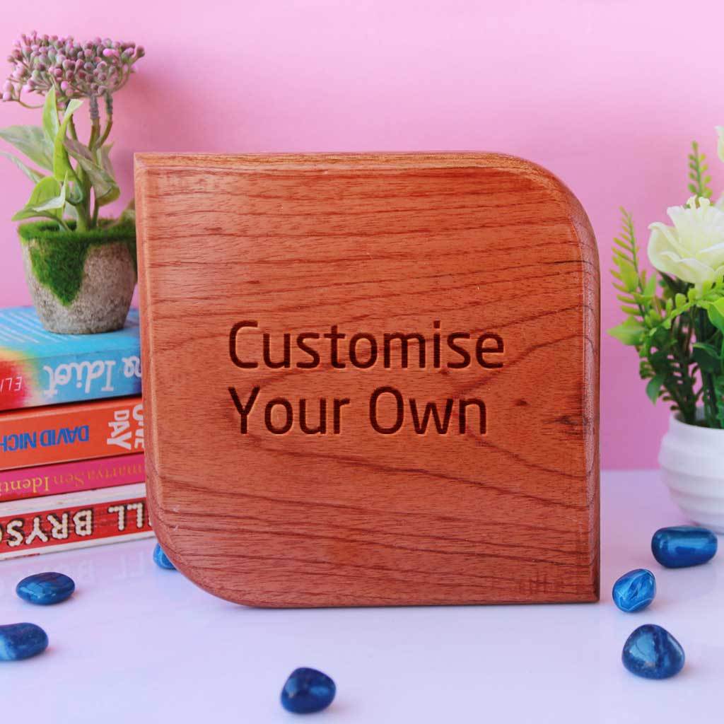 True Friend Does Not Judge Personalized Engraved Wood Frame | Gift For Friends - Image 3