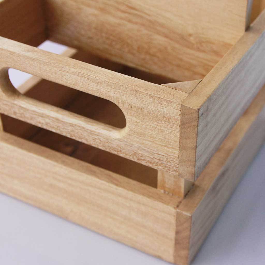 Wooden 4 Pack Beer Carrier - Image 3