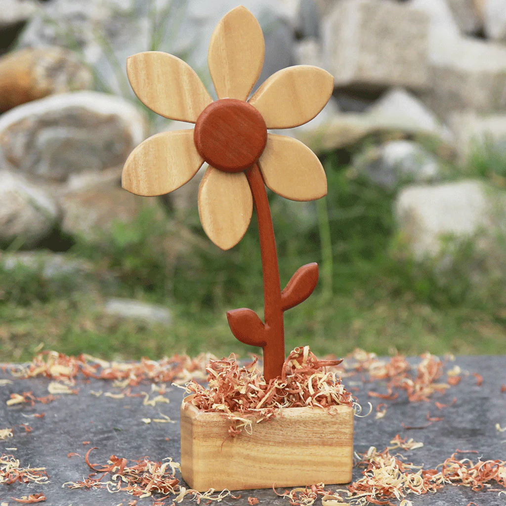 Wooden Flower | Birthday Flowers For Girlfriend & Wife | Romantic Gift - Image 2