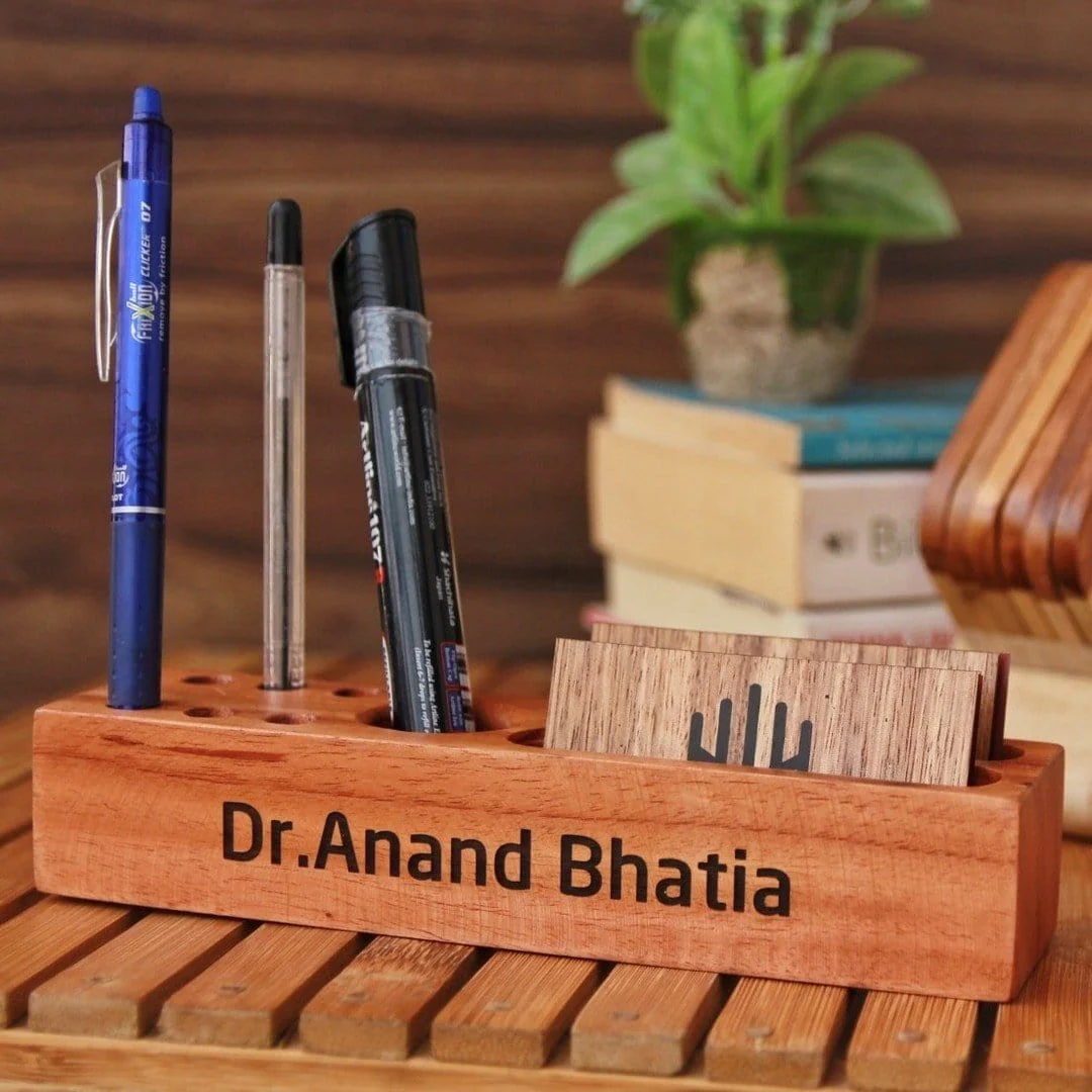 Wooden Office Table Organizer - Image 2