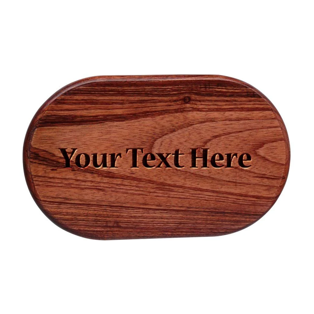 Wooden Oval Tray for Office - Image 8