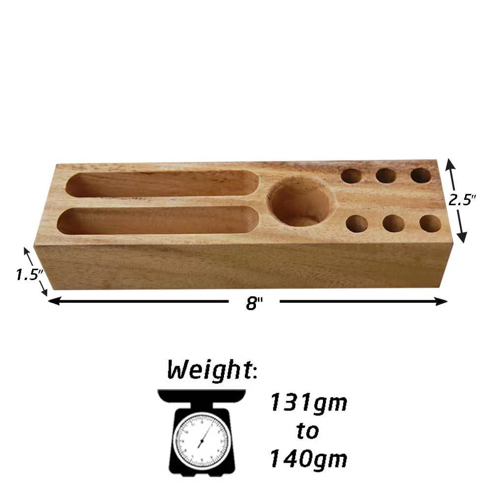Wooden Table Organizer With Pen Stand & Visiting Card Holder - Image 7