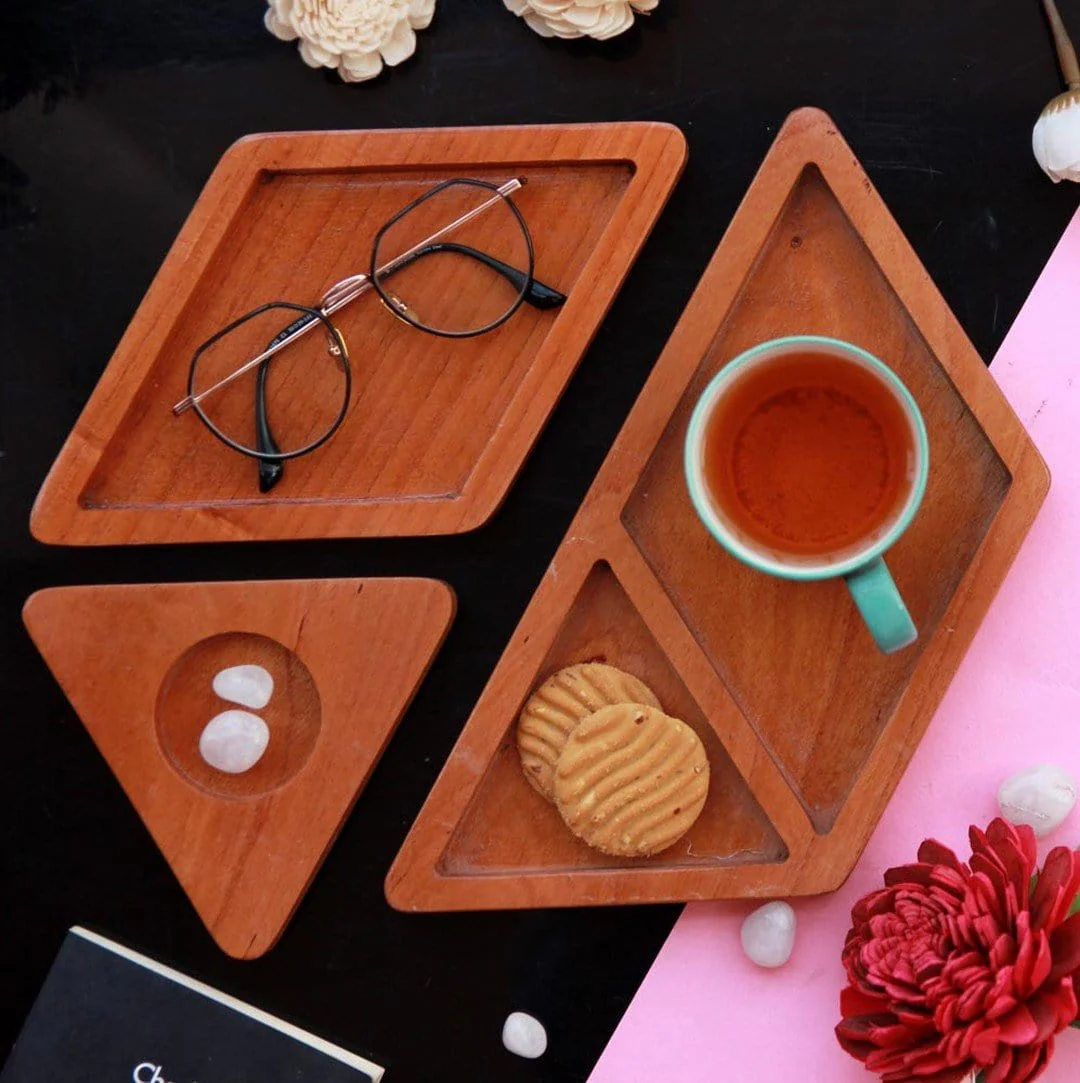 Wooden Tray for Office