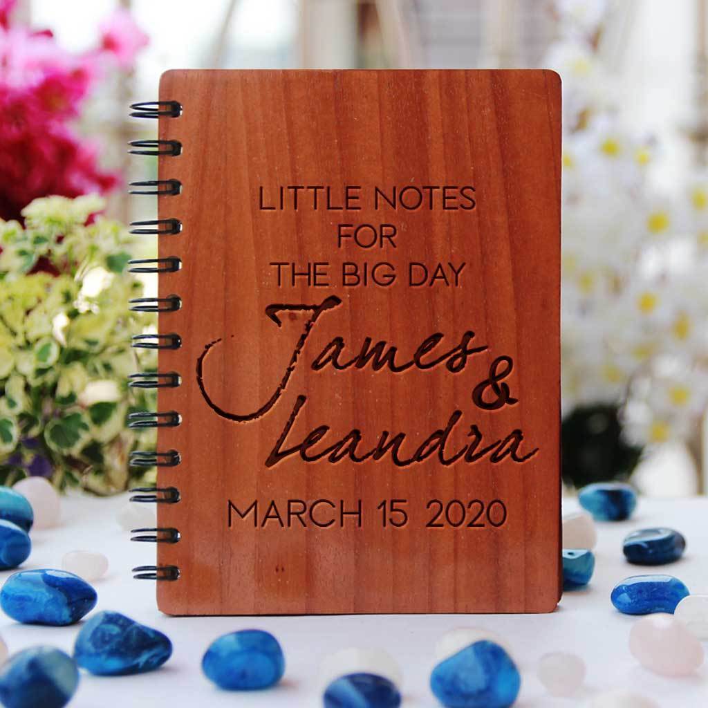 Wooden Wedding Planner Book - Wedding Journal - Image 2