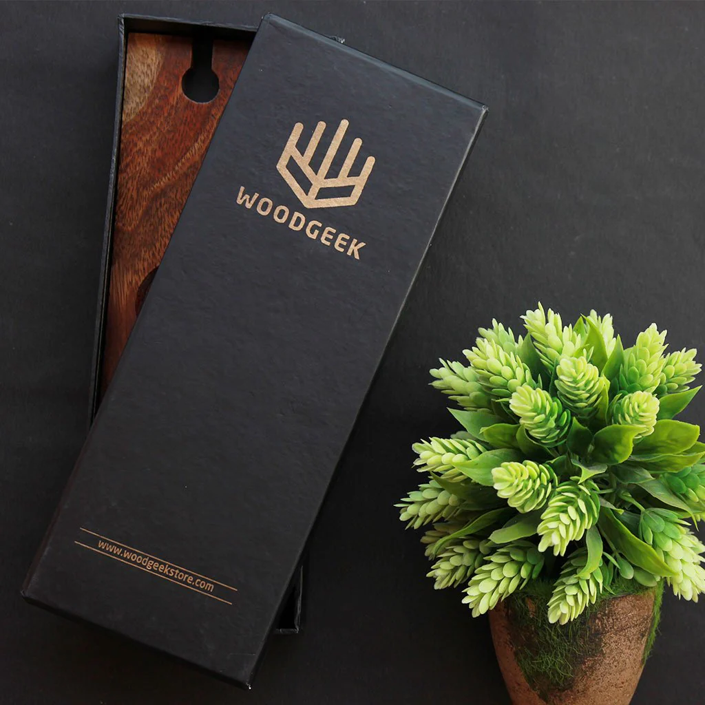 Wooden Wine Bottle & Glass Holder - Image 7