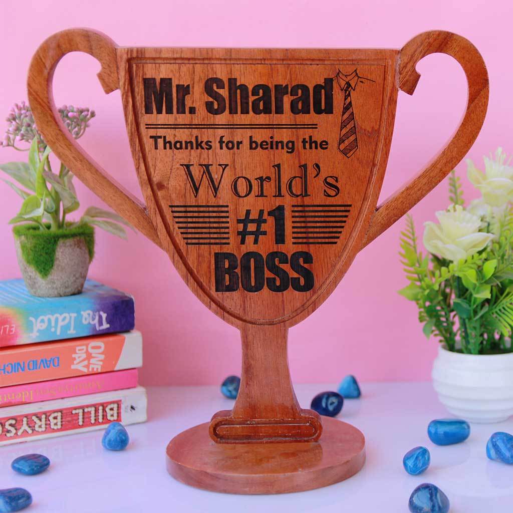 World’s #1 Boss Award | Fun & Personalized Gift for Your Awesome Boss - Image 3