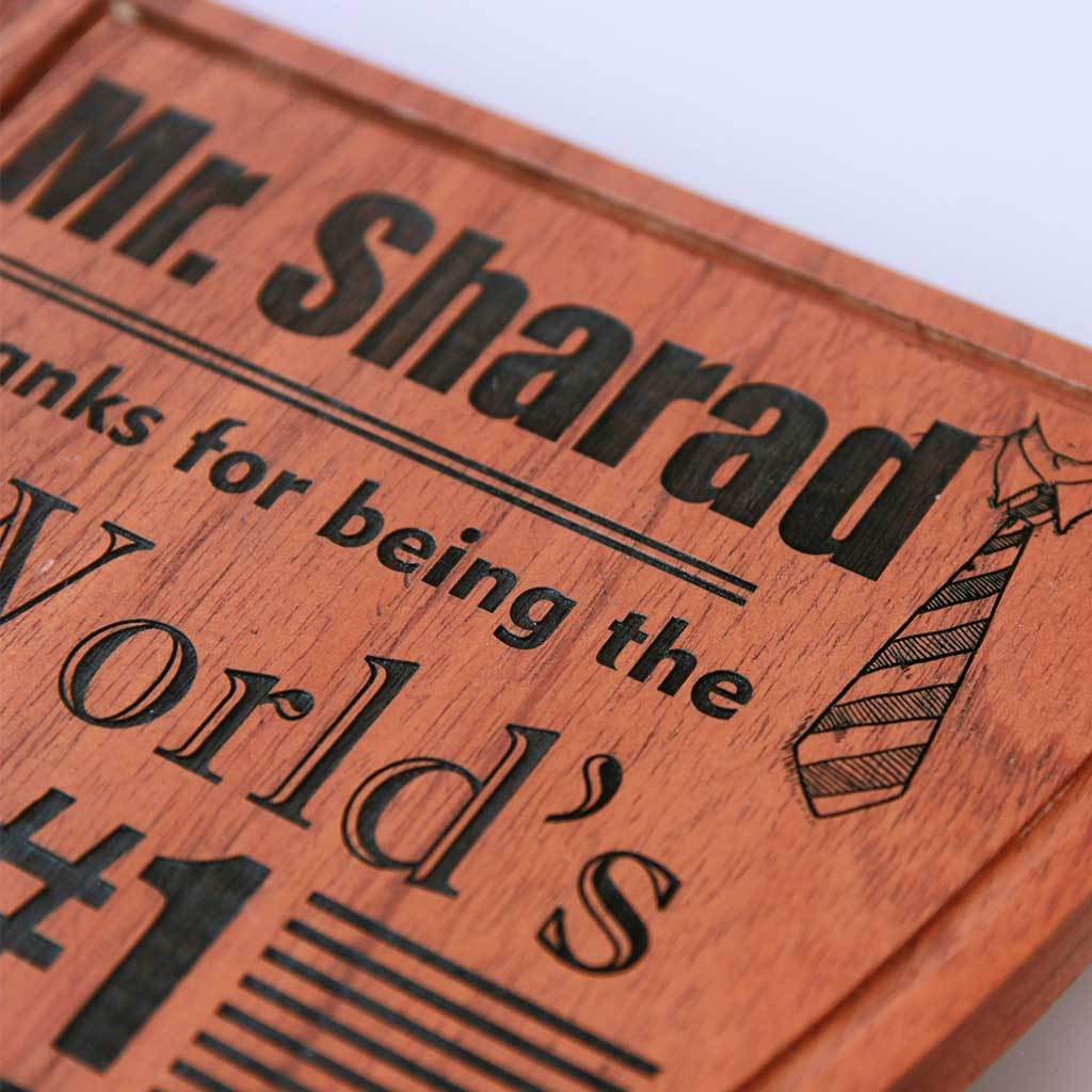 World’s #1 Boss Award | Fun & Personalized Gift for Your Awesome Boss - Image 4