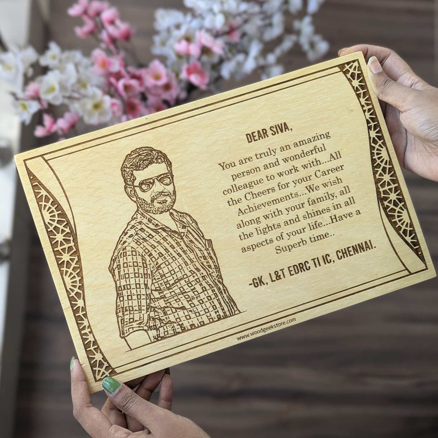 Boss, Mentor & Leader Engraved Wooden Plaque | Appreciation Gift for Your Boss - Image 3