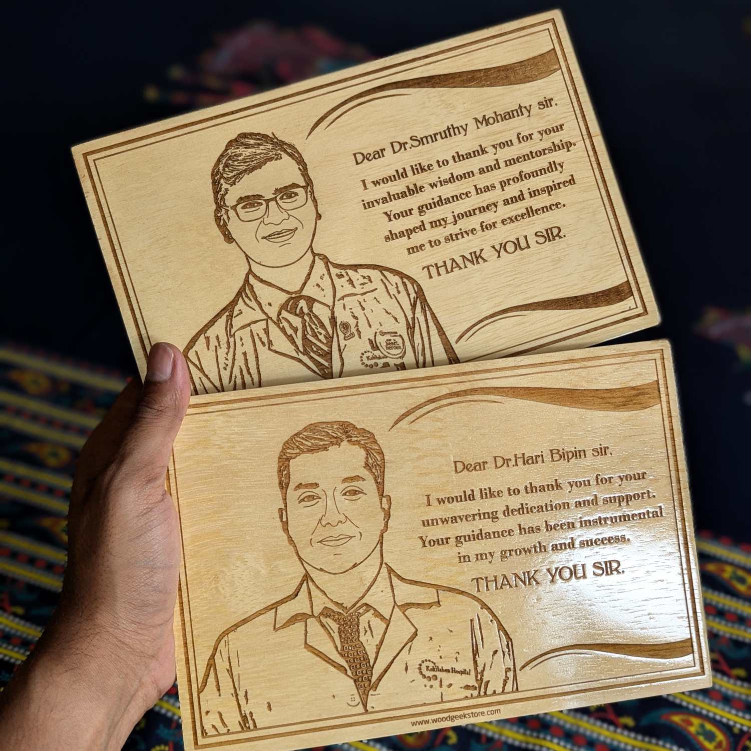 Boss, Mentor & Leader Engraved Wooden Plaque | Appreciation Gift for Your Boss - Image 4