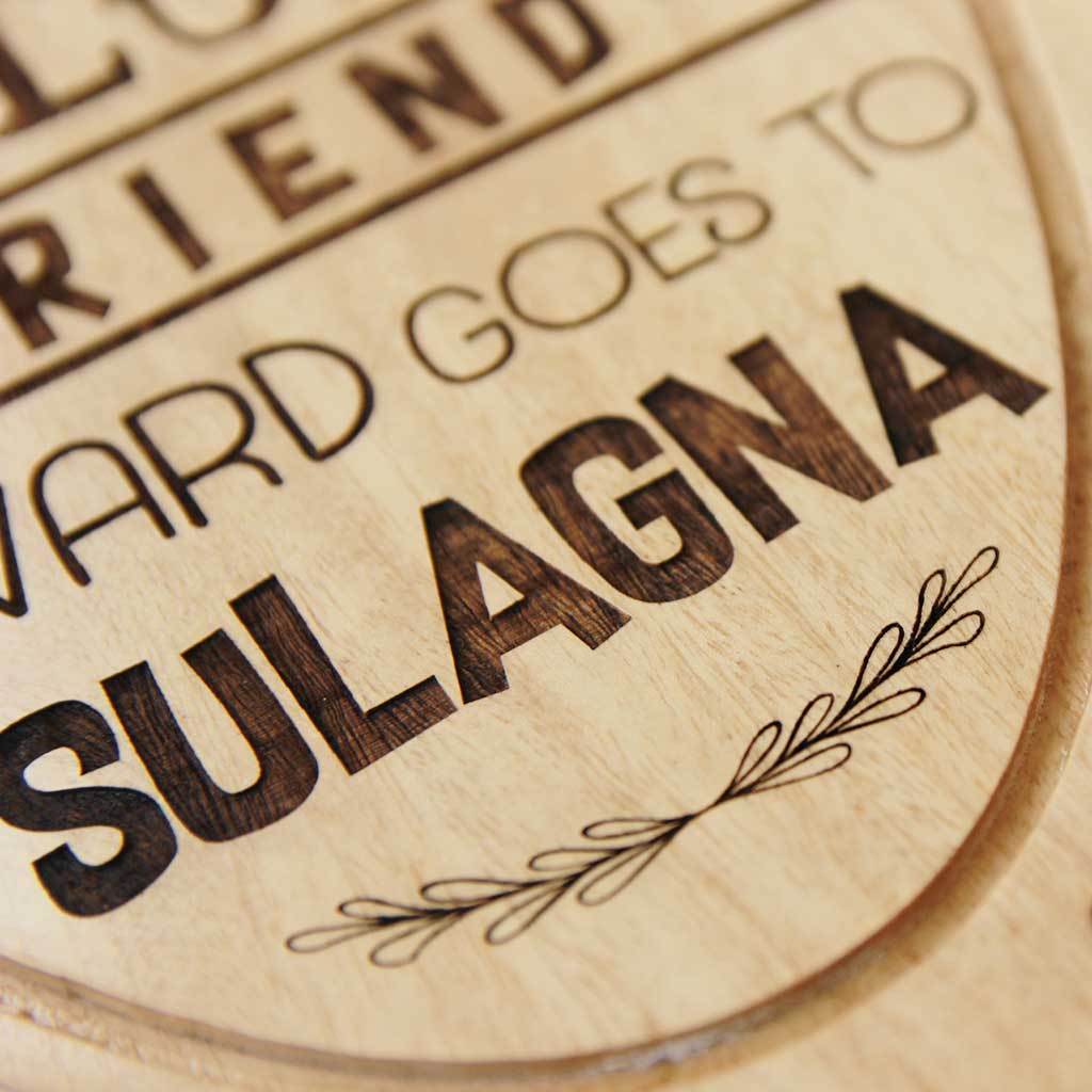 World's Best Friend Wooden Trophy Cup - Image 3