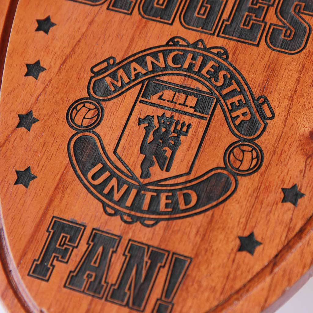 World's Biggest Fan Wooden Trophy & Award - Image 3