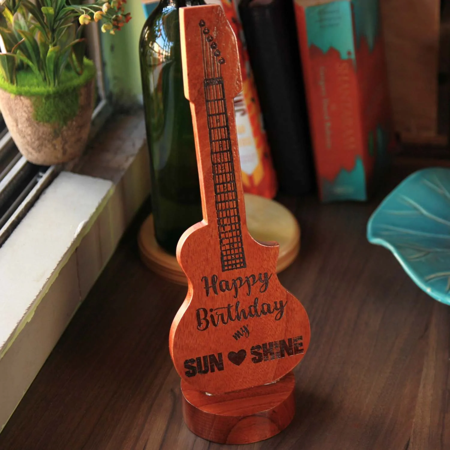 You Are My Sunshine Guitar Award | Personalized Gift for Someone Who Lights Up Your Life - Image 3