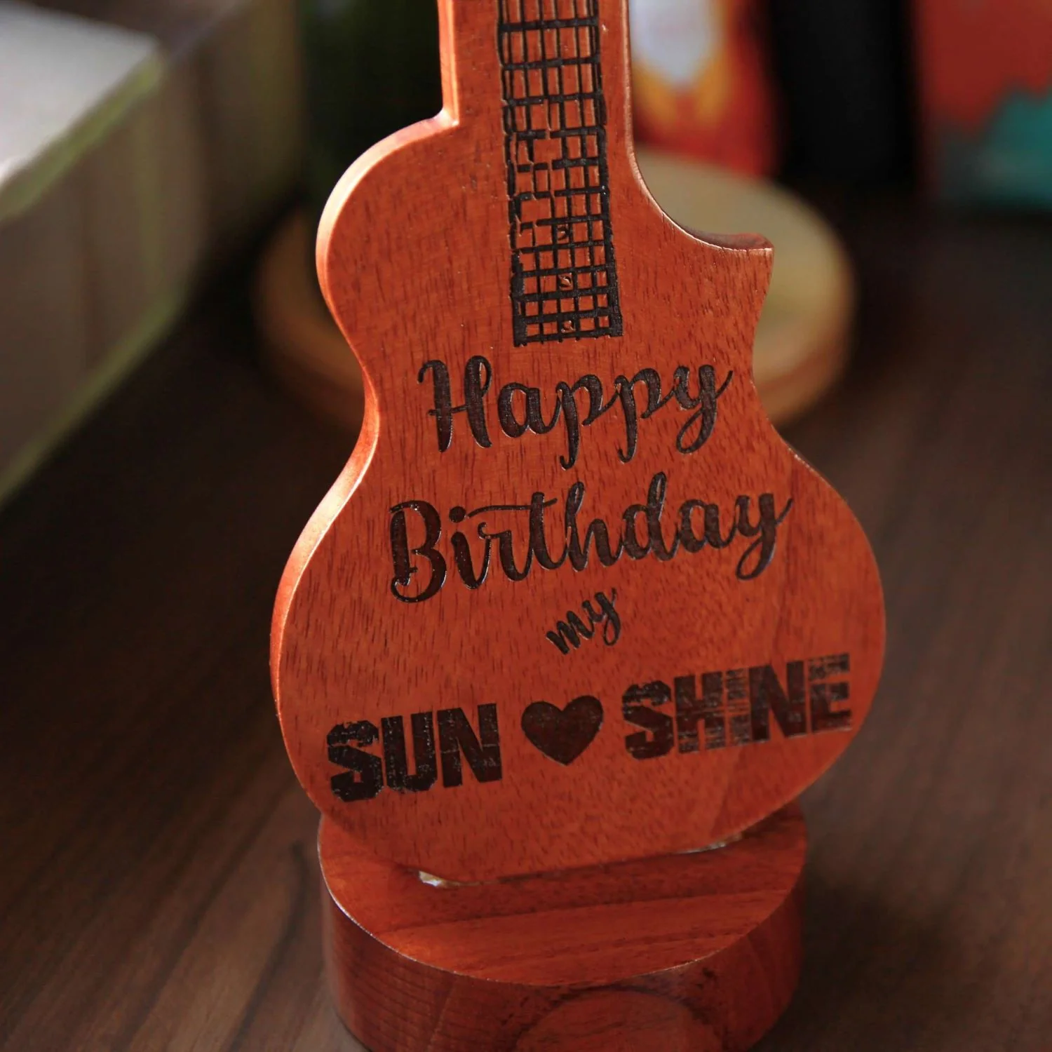 You Are My Sunshine Guitar Award | Personalized Gift for Someone Who Lights Up Your Life - Image 4