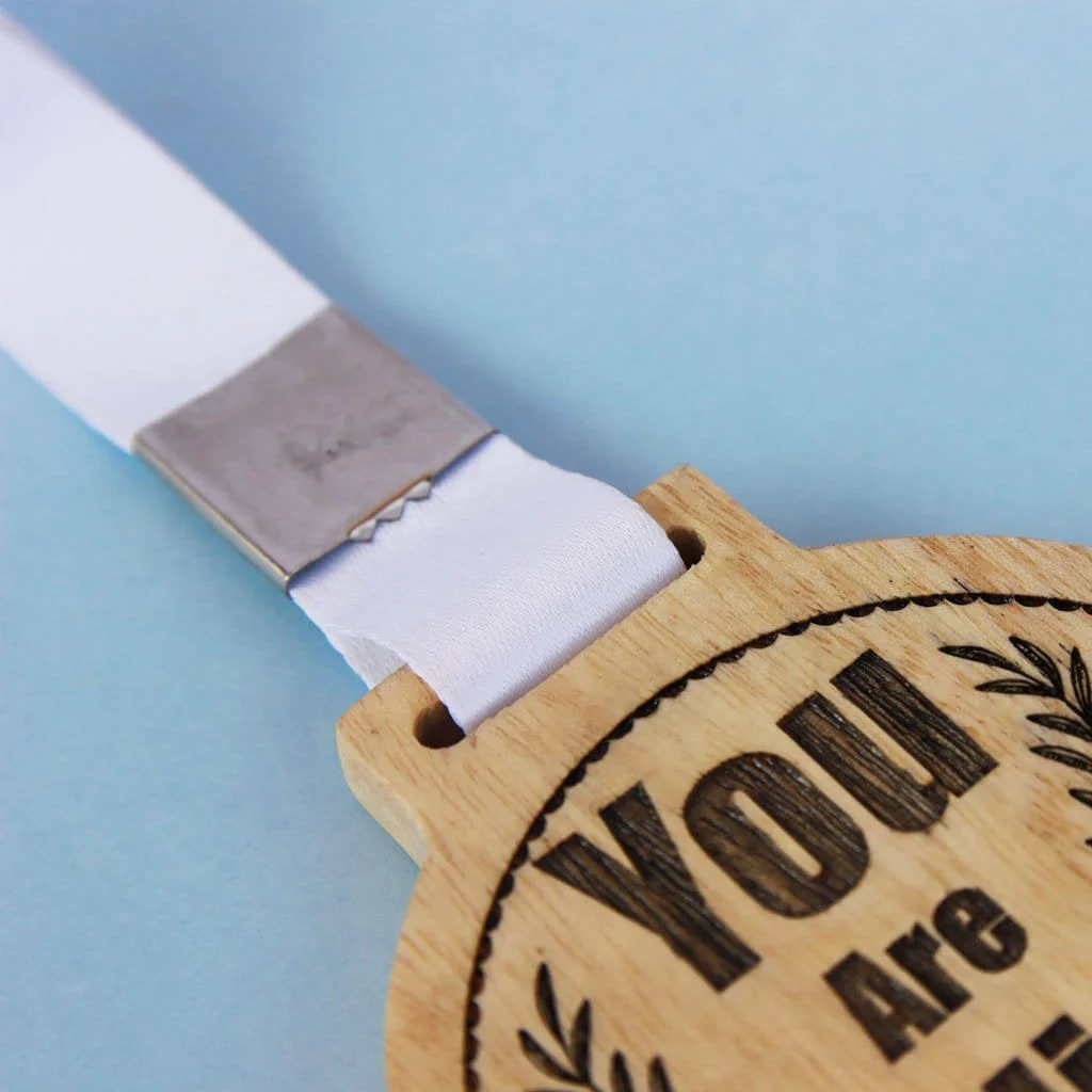 You Are The Best Thing That's Ever Happened To Me Wooden Medal - Image 3