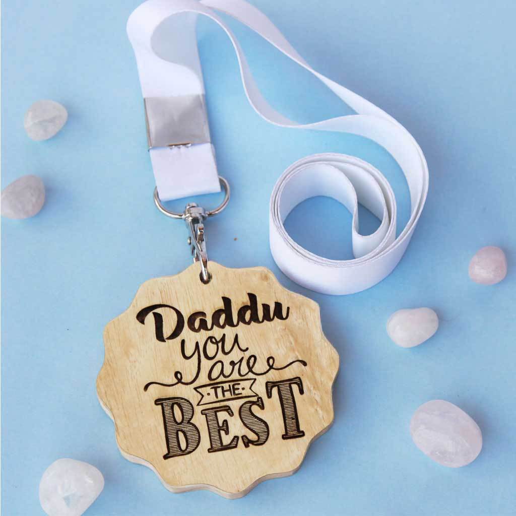 You Are The Best Wooden Medal