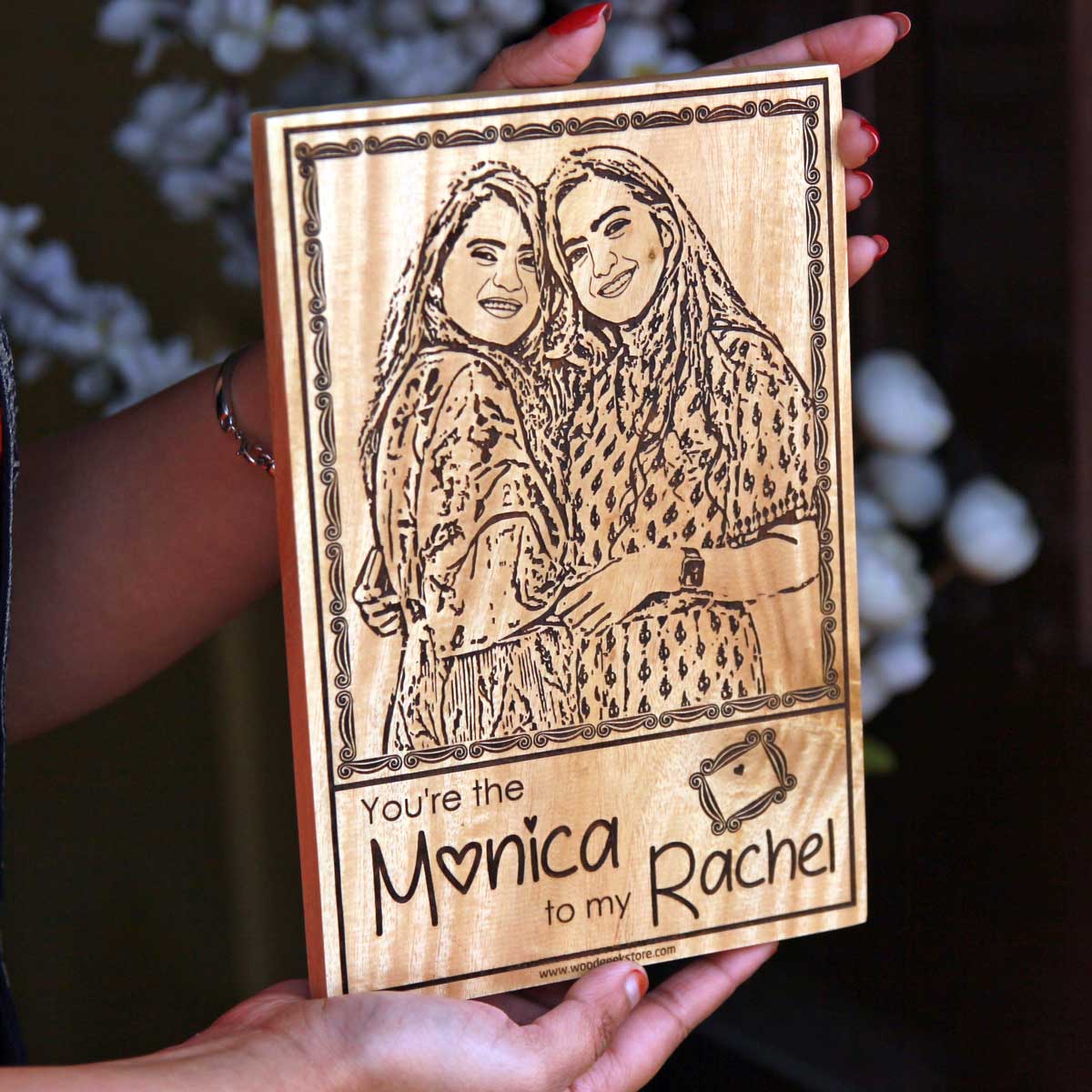 You're The Monica To My Rachel Wooden Frame - Image 4